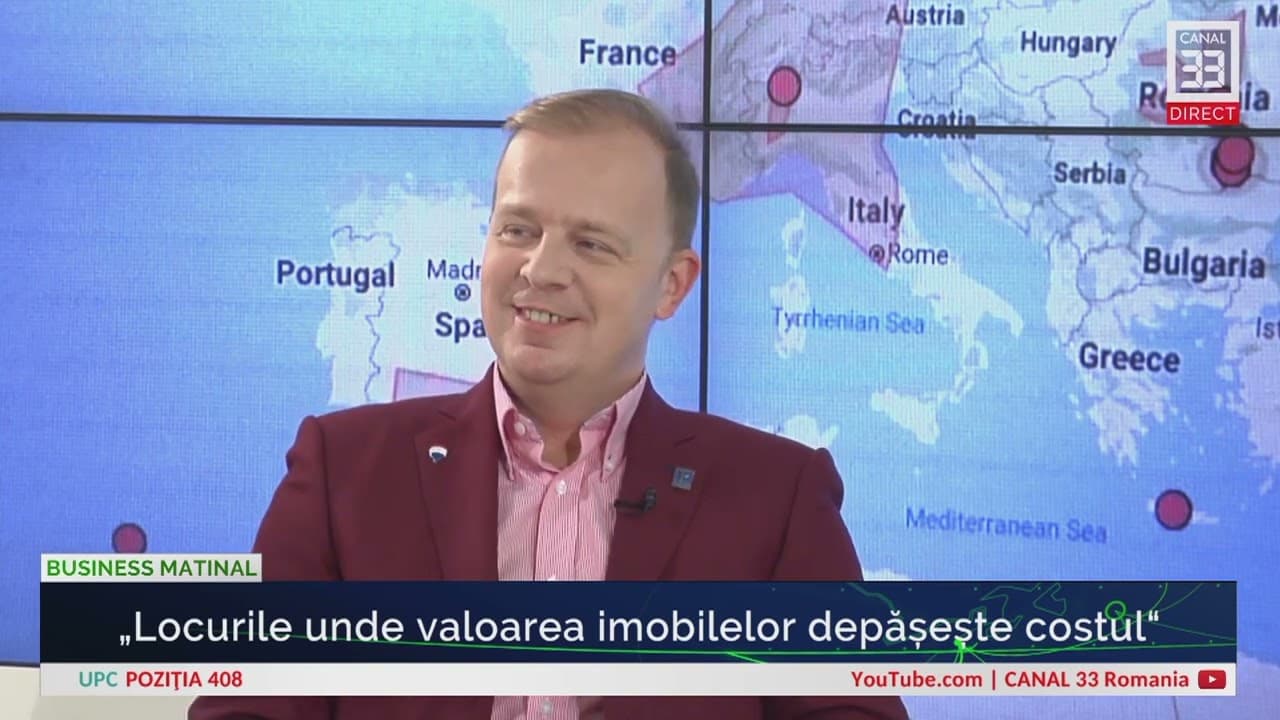 Oportunitati de investitii imobiliare, cu Octavian Badescu, la Canal33