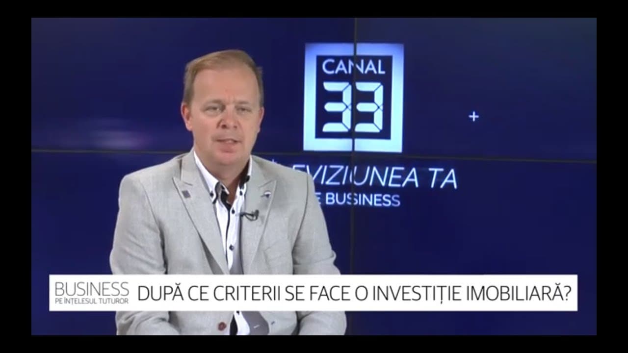 După ce criterii se face o investiție imobiliară? - cu Octavian Bădescu