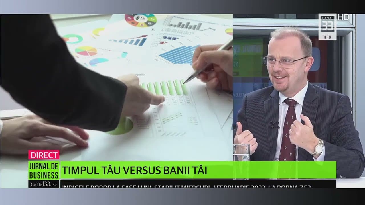 Despre timp si despre bani. Octavian Badescu si Alexandru Raducanu, la Canal 33