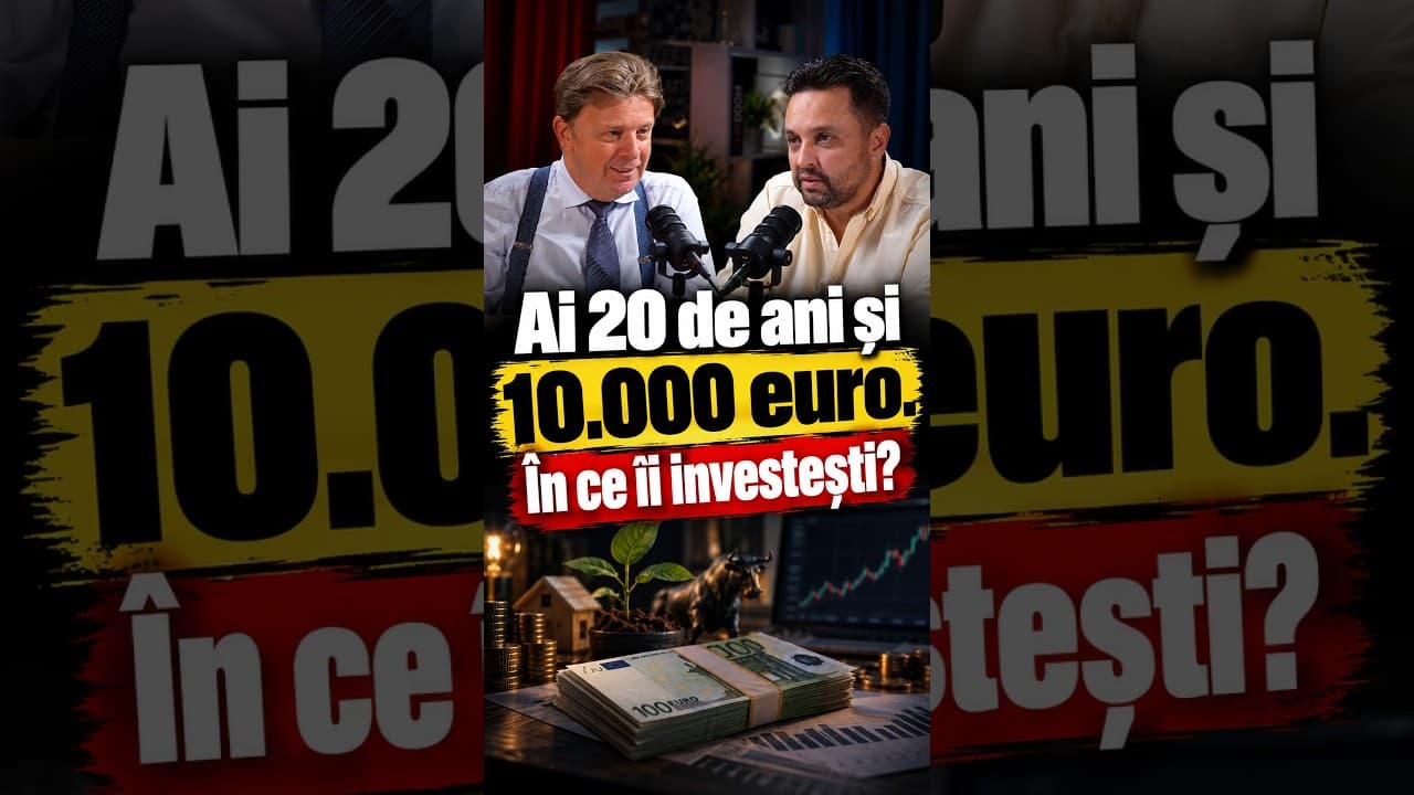 Ai 20 de ani si 10 000 euro. In ce ii poti investi?