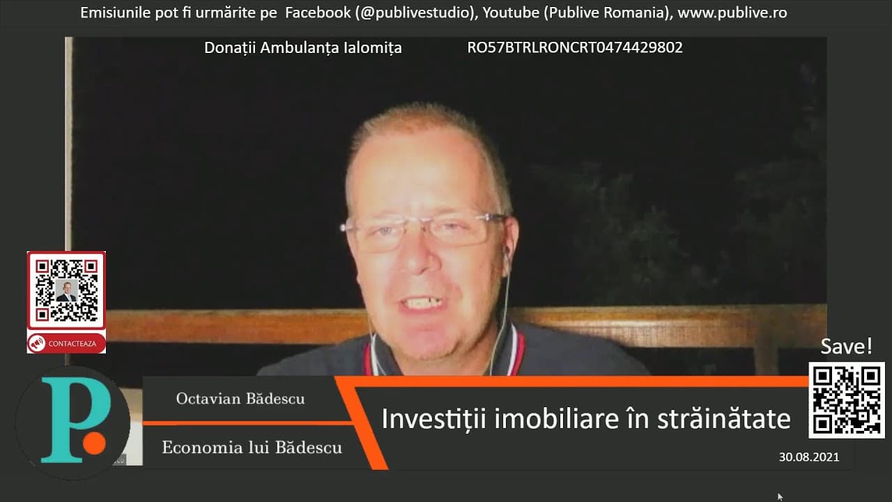 Investiții în străinătate, un vis? // Economia lui Bădescu - 30.08.2021