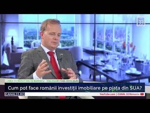Octavian Bădescu: Cum și unde să investești în imobiliare pe piața SUA? - Canal 33