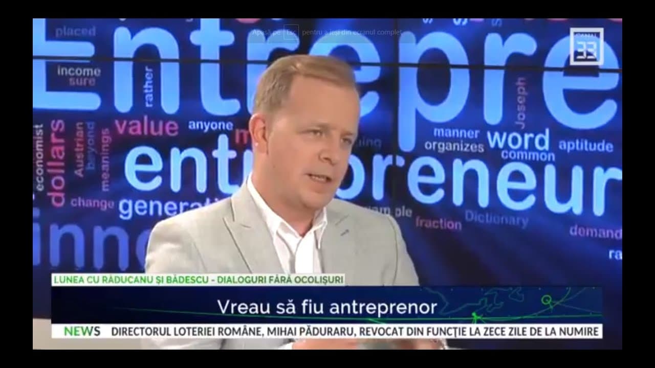 Vreau să fiu antreprenor - cum fac? (cu Octavian Bădescu)