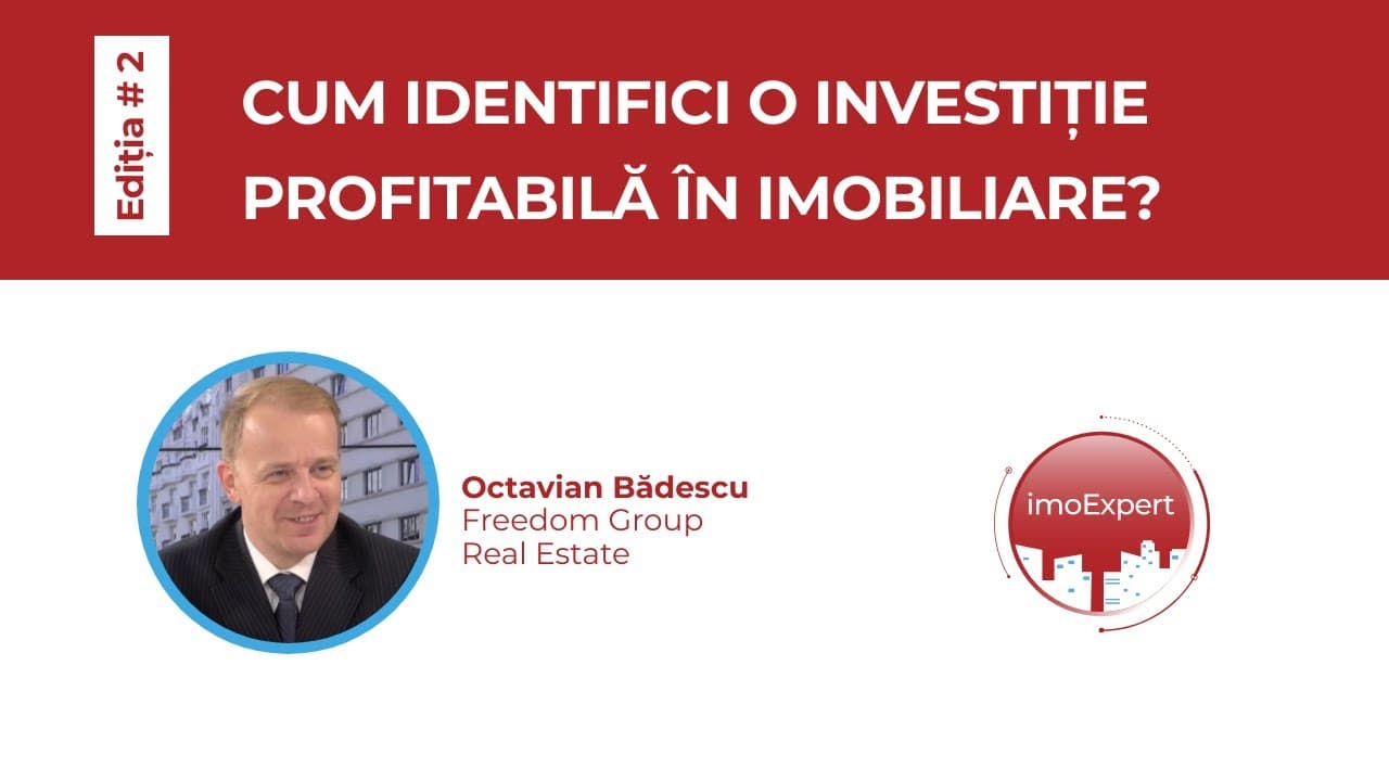 Cum identifici o investitie PROFITABILA pe piata rezidentiala?