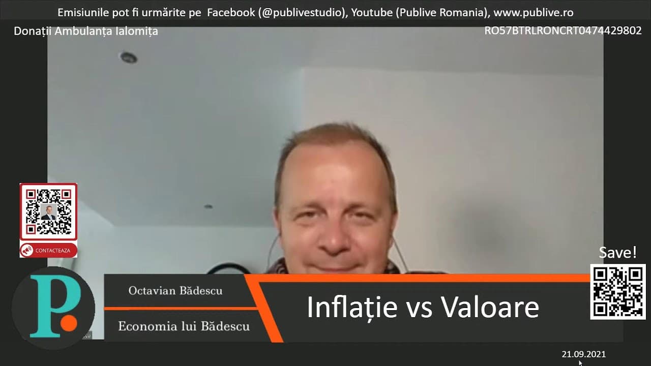 Cum ne protejăm economiile în criza? // Economia lui Bădescu - 21.09.2021
